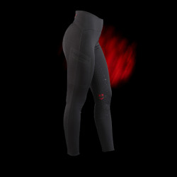 Legging Equestro dames met hoge taille Ridertechnology full grip Zwart Legging Equestro dames met hoge taille Ridertechnology full grip Zwart