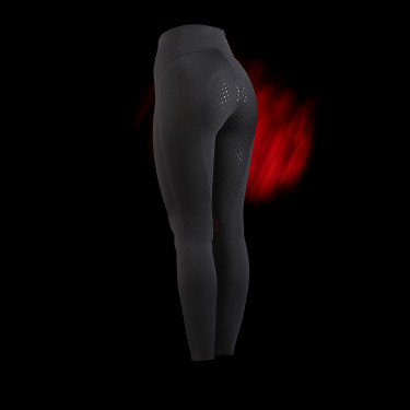 Legging Equestro dames met hoge taille Ridertechnology full grip Zwart Legging Equestro dames met hoge taille Ridertechnology full grip Zwart