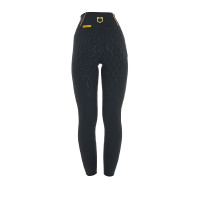 Legging femme avec doublure en polaire Equestro Noir