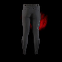 Pantalon Equestro slim fit homme Ridertechnology avec coutures thermosoudée Noir Pantalon Equestro slim fit homme Ridertechnology avec coutures thermosoudée Noir