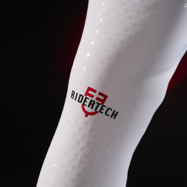 Pantalon Equestro slim fit homme Ridertechnology full grip Blanc