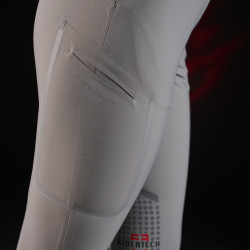 Slim fit damesbroek Equestro Ridertechnology met thermogesealde naden Spotlijster Grijs Slim fit damesbroek Equestro Ridertechnology met thermogesealde naden Spotlijster Grijs