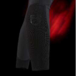 Pantalon slim fit femme Equestro Ridertechnology avec coutures thermosoudées Noir