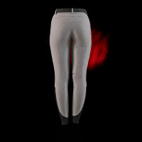 Slim fit damesbroek Equestro Ridertechnology full grip Spotlijster Grijs Slim fit damesbroek Equestro Ridertechnology full grip Spotlijster Grijs