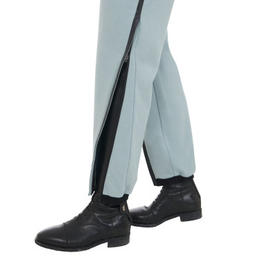 Dames tear-away broek met volledige lengte ritssluiting Equestro Grijze nevel Blauw