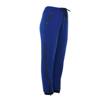 Dames tear-away broek met volledige lengte ritssluiting Equestro Sodalietblauw