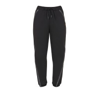 Dames tear-away broek met volledige lengte ritssluiting Equestro Zwart