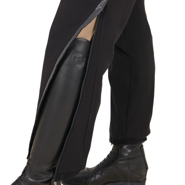 Dames tear-away broek met volledige lengte ritssluiting Equestro Zwart