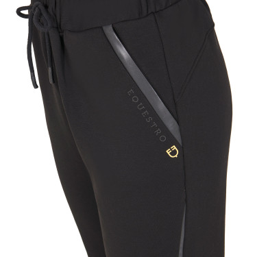 Dames tear-away broek met volledige lengte ritssluiting Equestro Zwart