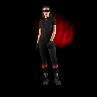 Damespolo Equestro Ridertechnology met korte mouwen en ritssluiting Damespolo Equestro Ridertechnology met korte mouwen en ritssluiting