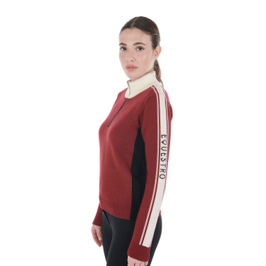 Coltrui met hoge kraag Equestro dames met ritssluiting Coltrui met hoge kraag Equestro dames met ritssluiting