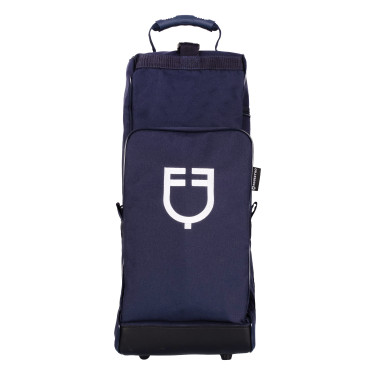 Laarzen- en helmtas Equestro met rubberen versteviging Marine Marineblauw