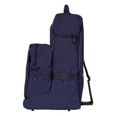 Laarzen- en helmtas Equestro met rubberen versteviging Marine Marineblauw