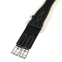 Springriem met synthetische schapenvacht Equestro Zwart Springriem met synthetische schapenvacht Equestro Zwart