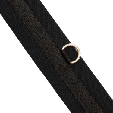 Springriem van stof met elastieken Umbria Equitazione Zwart