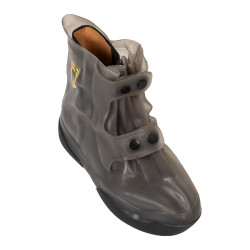 Sur-bottes Equestro unisexe en silicone Gris Sur-bottes Equestro unisexe en silicone Gris