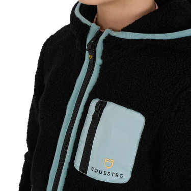 Sweat-shirt en polaire enfant fermeture éclair Equestro Sweat-shirt en polaire enfant fermeture éclair Equestro