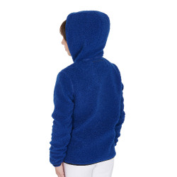Sweat-shirt en polaire enfant fermeture éclair Equestro Bleu royal Sweat-shirt en polaire enfant fermeture éclair Equestro Bleu royal