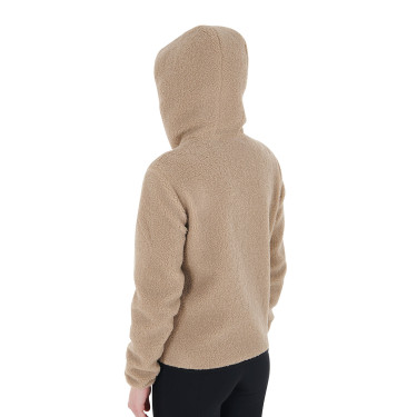 Sweat-shirt femme en polaire avec poche Equestro Encens Sweat-shirt femme en polaire avec poche Equestro Encens