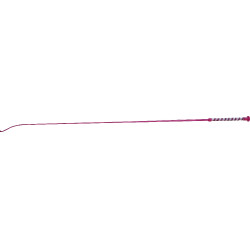 Cravache de dressage Whip & Go Diamond poignée nylon Fuchsia Rose Cravache de dressage Whip & Go Diamond poignée nylon Fuchsia Rose