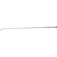 Dressuurzweep Whip & Go Diamond nylon handvat Fuchsia Roze