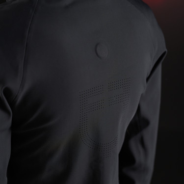 Dameshoodie technische sweater Equestro Ridertechnology Zwart