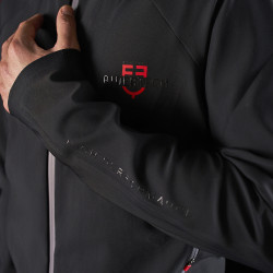 Sweat-shirt technique à capuche homme Equestro Ridertechnology Noir