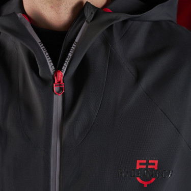 Herenhoodie technische sweater Equestro Ridertechnology Zwart Herenhoodie technische sweater Equestro Ridertechnology Zwart