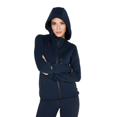 Dames sweatshirt van jersey met ritssluiting Equestro Dames sweatshirt van jersey met ritssluiting Equestro