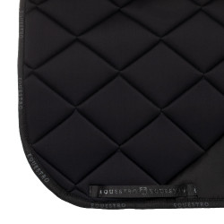 Dressuurpad Equestro logo in strass Zwart Dressuurpad Equestro logo in strass Zwart