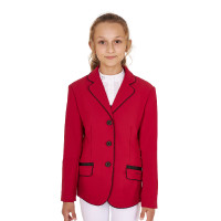 Veste de concours Equestro fille en tissu technique Scooter Beige Veste de concours Equestro fille en tissu technique Scooter Beige