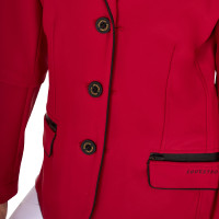 Veste de concours Equestro fille en tissu technique Scooter Beige