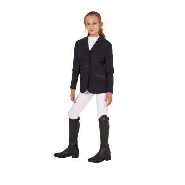 Veste de concours Equestro fille en tissu technique Veste de concours Equestro fille en tissu technique