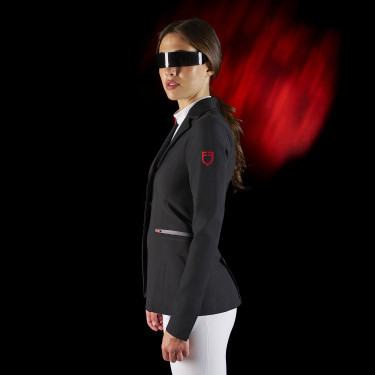 Veste de concours femme Equestro Ridertechnology avec coutures thermosoudées Veste de concours femme Equestro Ridertechnology avec coutures thermosoudées