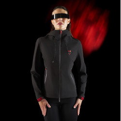 Veste imperméable femme Equestro Ridertechnology avec zip