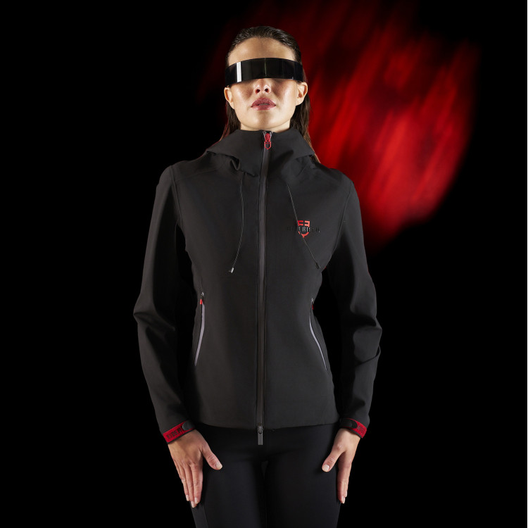 Veste imperméable femme Equestro Ridertechnology avec zip Veste imperméable femme Equestro Ridertechnology avec zip