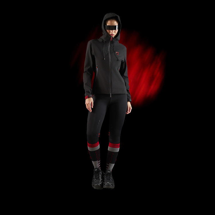 Veste imperméable femme Equestro Ridertechnology avec zip Veste imperméable femme Equestro Ridertechnology avec zip