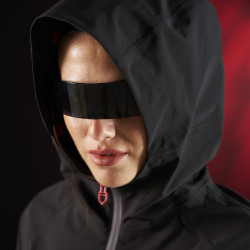 Veste longue imperméable femme Equestro Ridertechnology Noir Veste longue imperméable femme Equestro Ridertechnology Noir