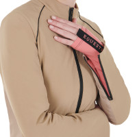 Dames softshell jas in gewatteerde technische stof Equestro Wierook Beige