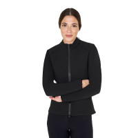 Veste softshell femme en tissu technique rembourré Equestro Noir
