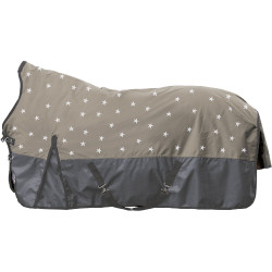 Highneck deken HKM Cleveland Stars 600D gevoerd met fleece