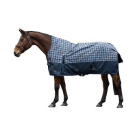 HKM Glasgow Highneck deken 1200D 300g Blauw / zwart HKM Glasgow Highneck deken 1200D 300g Blauw / zwart