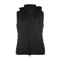 Mouwloos verwarmd vest High Temperature Style HKM Zwart