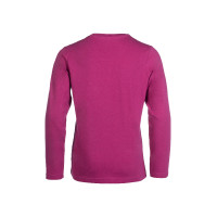 Lange mouwen polo Polly HKM kind Magenta Roze