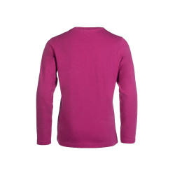 Polo à manches longues Polly HKM enfant Magenta Rose Polo à manches longues Polly HKM enfant Magenta Rose