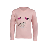 Polo à manches longues Polly HKM enfant Rose