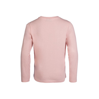 Polo à manches longues Polly HKM enfant Rose
