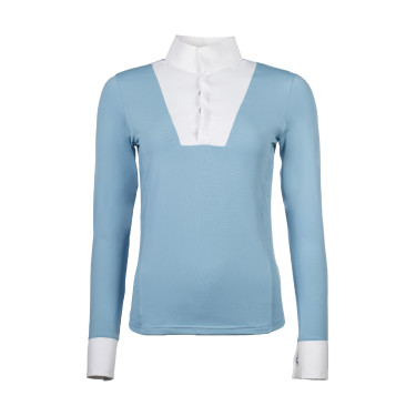 Polo de concours Virginia manches longues femme HKM Polo de concours Virginia manches longues femme HKM