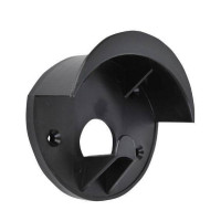 Plastic hoofdstelhouder HKM Zwart