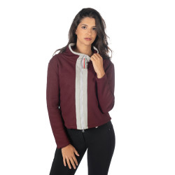 Sweat Livigno femme HKM Bordeaux Sweat Livigno femme HKM Bordeaux